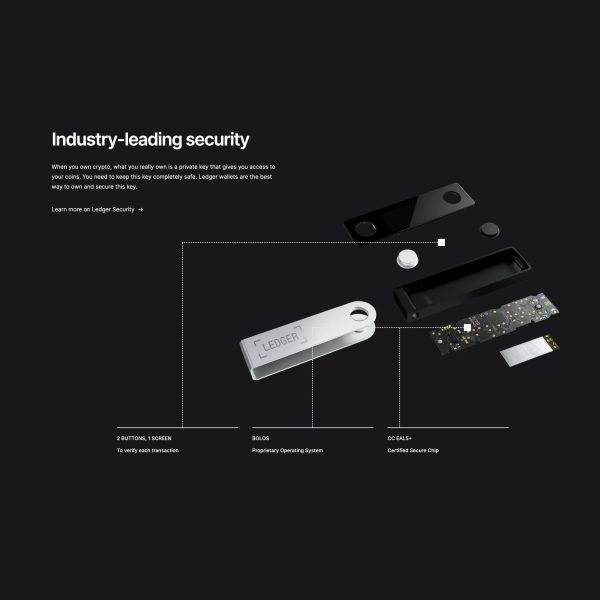 Ledger Nano X The most advanced Bluetooth-enabled hardware wallet to securely manage all your crypto assets on all platforms